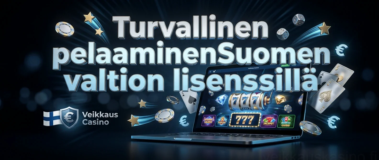 Turvallinen pelaaminenSuomen valtion lisenssillä